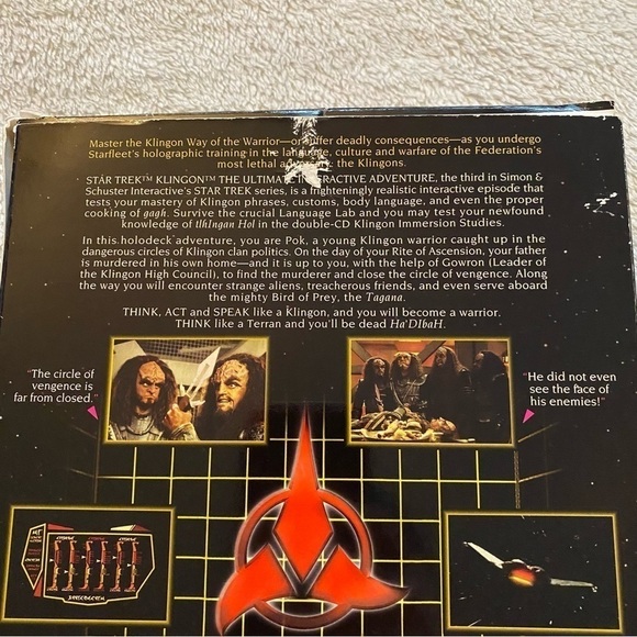 STAR Trek Klingoninteractive CD-Rom game 1996 windows based - Picture 4 of 15
